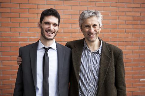Graduation day in Bologna (2014) - With Matteo Cappelletti